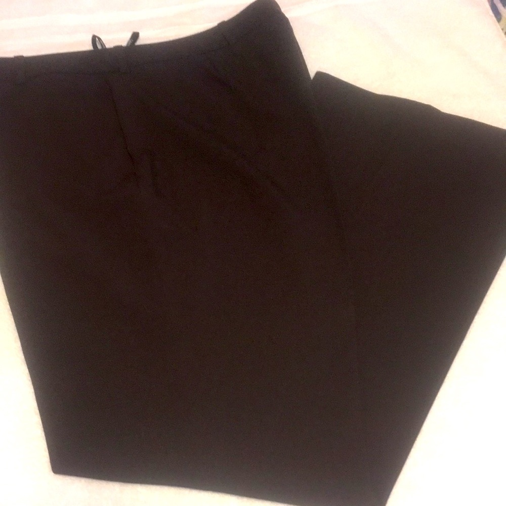Women’s Calvin Klein wide leg dress pants size 16 brown